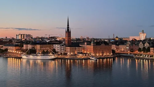 Vy över Stockholm stad